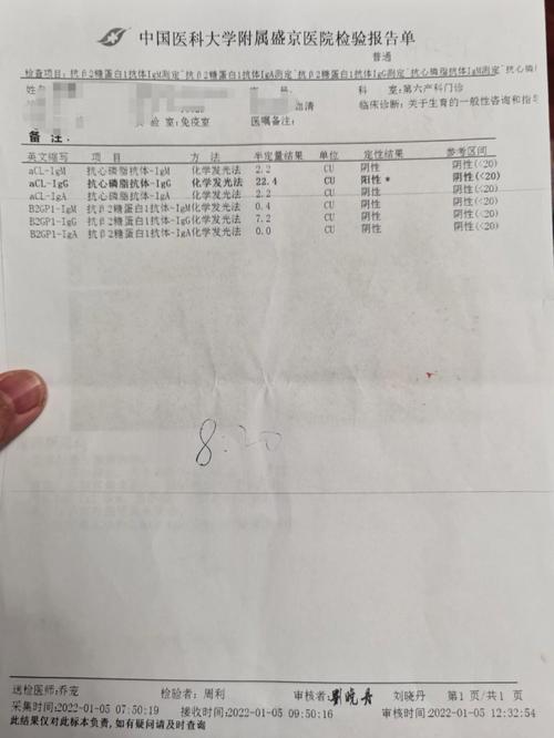 抗磷脂阳性