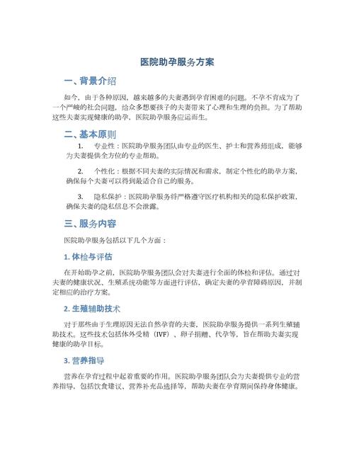 专业助孕方案