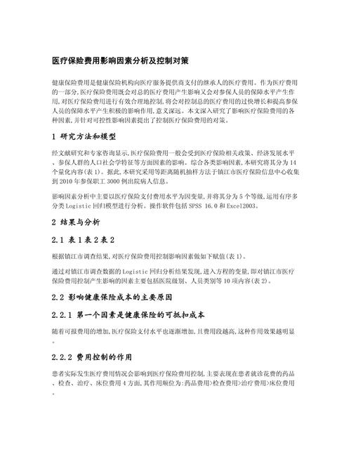 费用影响