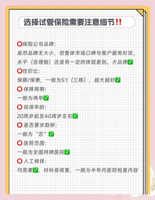 保险理赔
描述: 本文详细介绍了试管婴儿保险的缴费流程，包括选择保险公司和产品、填写投保信息、选择缴费方式等步骤，同时说明了缴费后的注意事项，帮助读者全面了解试管婴儿保险缴费相关内容。