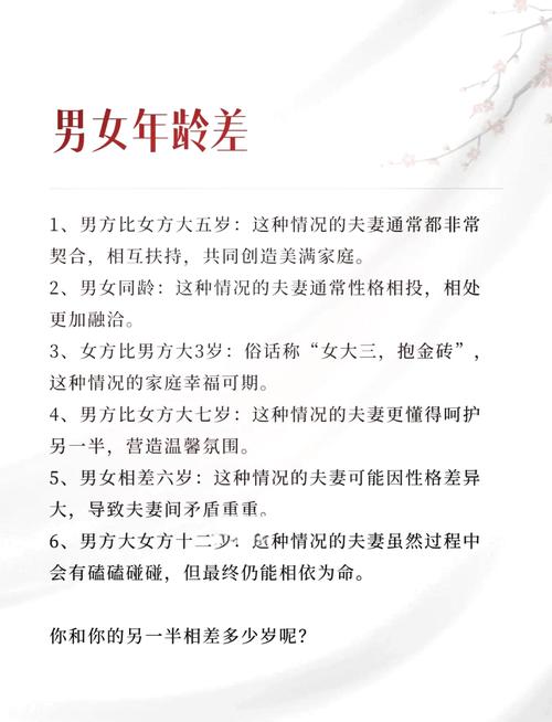  年龄差异