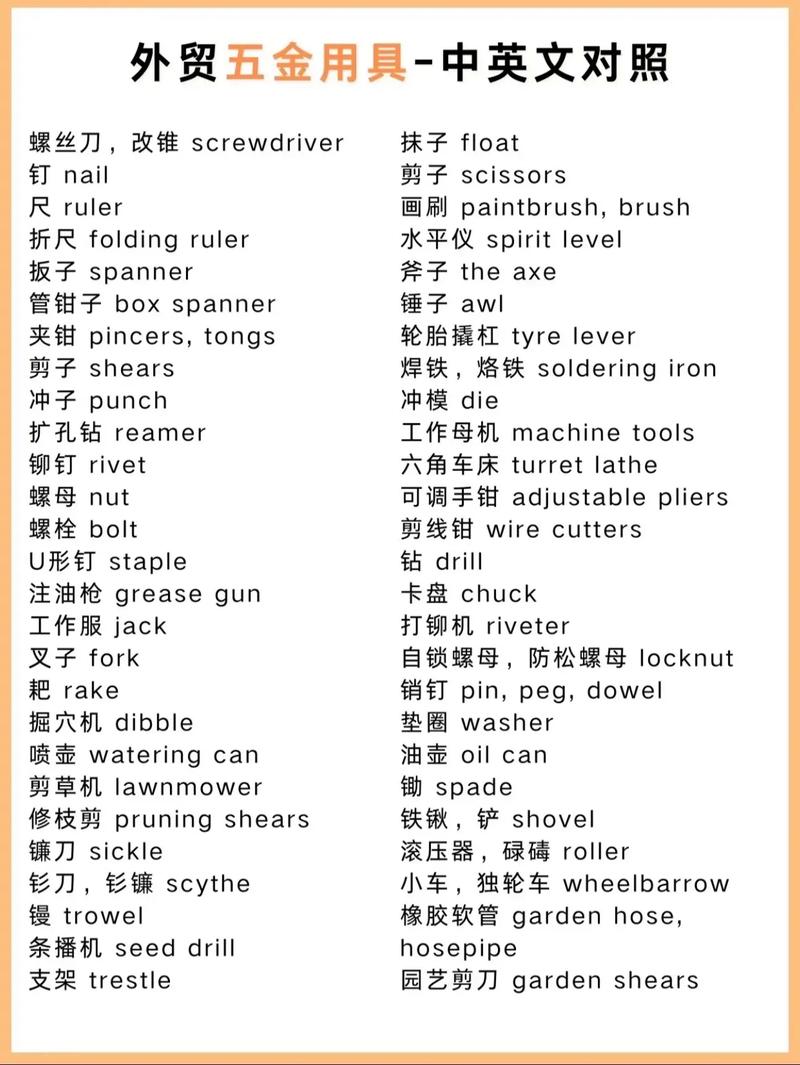 中英文对照