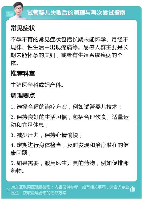 失败后多久再尝试？试管婴儿重启指南