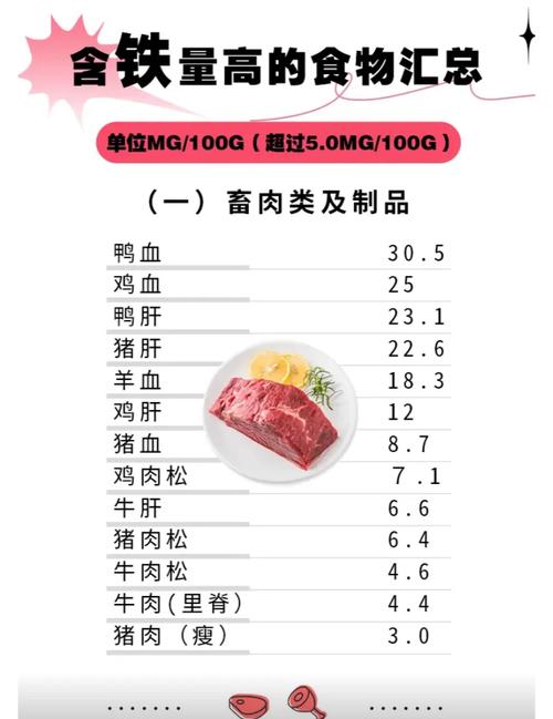 铁元素食物