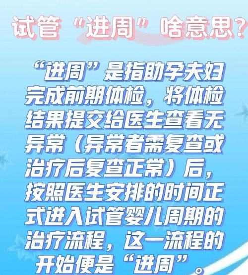试管婴儿过程中“进周”到底意味着什么？