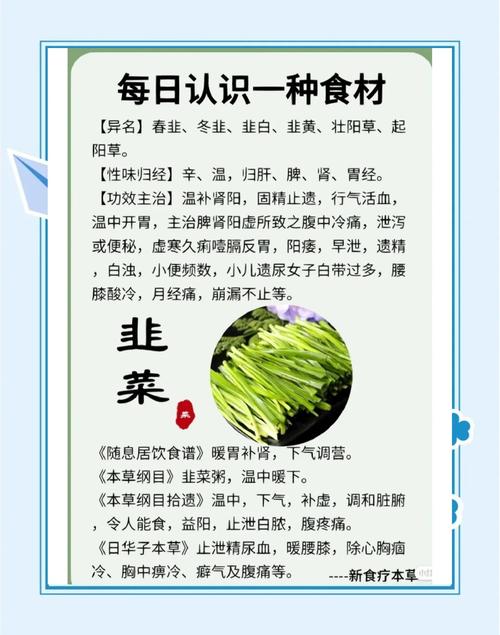 试管婴儿饮食指南：韭菜的功效与注意事项