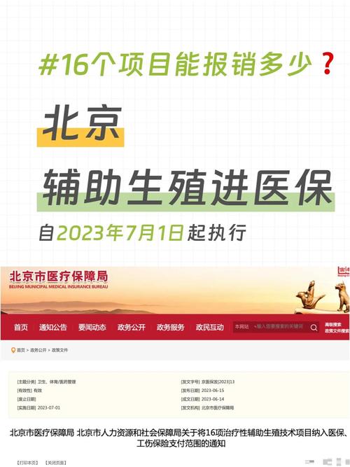 试管婴儿费用，北京医保能报销多少？