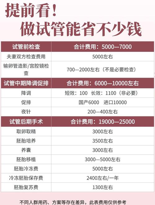 试管婴儿费用详细解析：你需要准备多少钱？