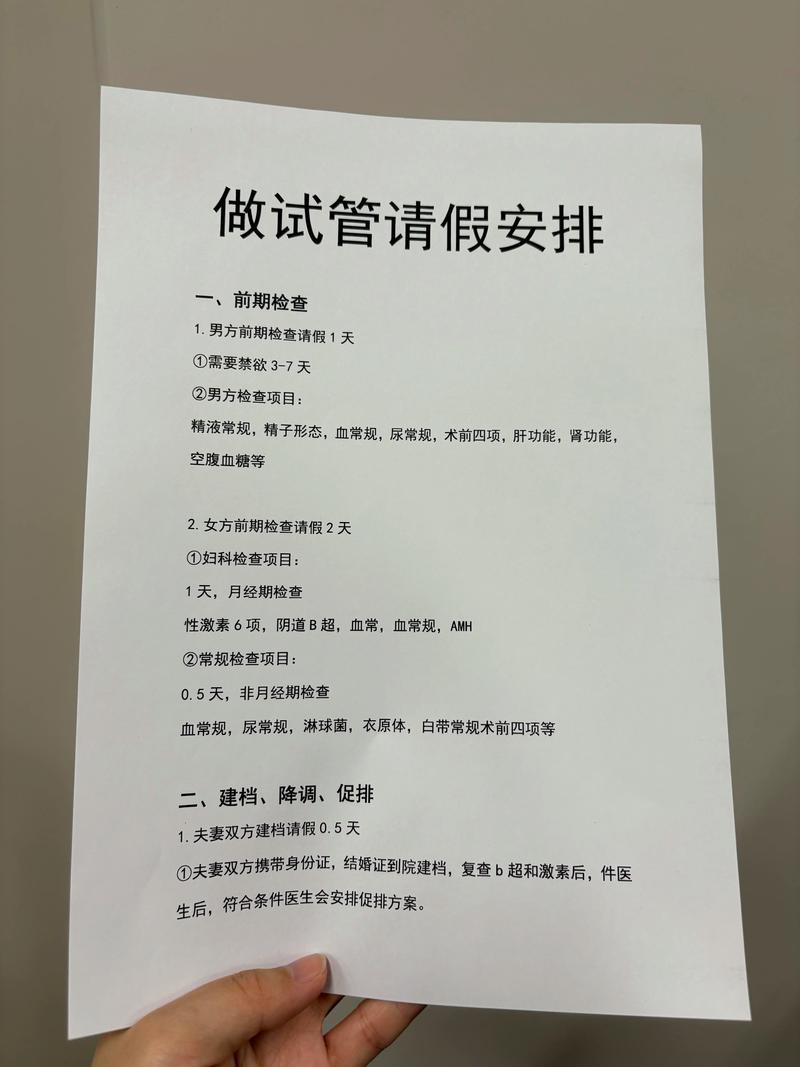 试管婴儿治疗期间：是否需要请假、辞职？